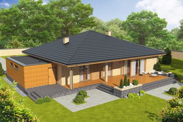  Projekt domu Antonio G1 (WRC2029) - projekt domu parterowego - Zdjęcie 3