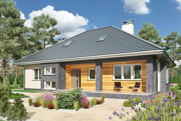  Projekt domu Regina Ultra (1426) (KRD2613) - projekt domu parterowego - Zdjęcie 1
