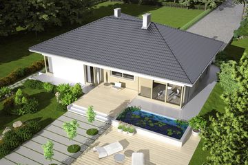  Projekt domu Morgan II G1 (WRC1892) - projekt domu parterowego - Zdjęcie 3