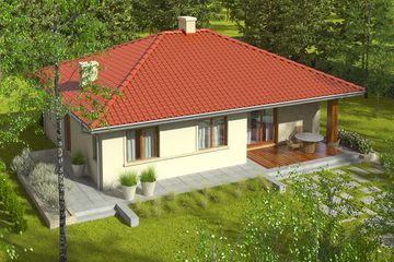  Projekt domu Manuela II (WRC1954) - projekt domu parterowego - Zdjęcie 3