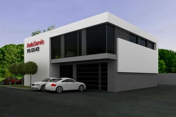  Projekt warsztatu PS-SS-K2 (SLR1104) - projekt warsztatu z pełnym piętrem - Zdjęcie 3