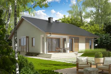  Projekt domu Rafael II bianco (WRC1978) - projekt domu parterowego - Zdjęcie 3