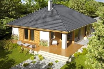  Projekt domu Glen G1 (WRC1880) - projekt domu parterowego - Zdjęcie 3