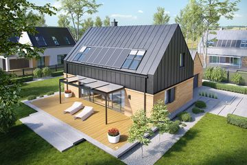  Projekt domu EX 16 G1 multi-comfort (WRC2498) - projekt domu parterowego z poddaszem - Zdjęcie 1