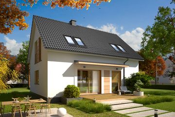  Projekt domu E12 II economic (WRC2455) - projekt domu parterowego z poddaszem - Zdjęcie 4