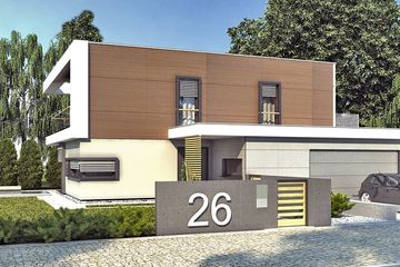  Projekt domu AJR_26_A2 (WOJ1008) - projekt domu z pełnym piętrem - Zdjęcie 4