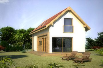  Projekt domu AJR_20_C (WOJ1005) - projekt domu parterowego z poddaszem - Zdjęcie 7