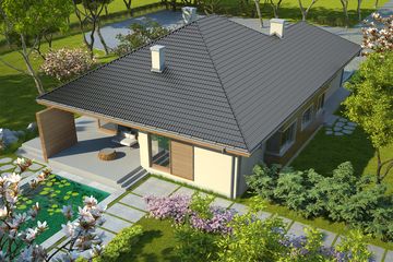  Projekt domu Margaret G2 (WRC1862) - projekt domu parterowego - Zdjęcie 3