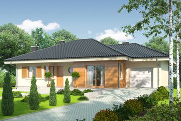  Projekt domu Franczi II G1 (WRC1958) - projekt domu parterowego - Zdjęcie 3