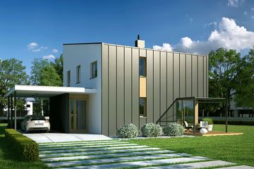  Projekt domu EX 12 soft (z wiatą) (WRC2474) - projekt domu z pełnym piętrem - Zdjęcie 4