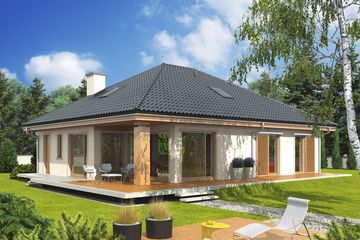  Projekt domu Andrea III (WRC2537) - projekt domu parterowego - Zdjęcie 1