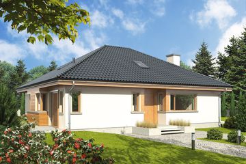  Projekt domu Andrea III (WRC2537) - projekt domu parterowego - Zdjęcie 2
