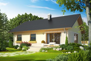  Projekt domu Erin IV energo (WRC2543) - projekt domu parterowego - Zdjęcie 1