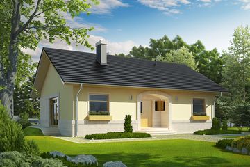  Projekt domu Erin IV energo (WRC2543) - projekt domu parterowego - Zdjęcie 2