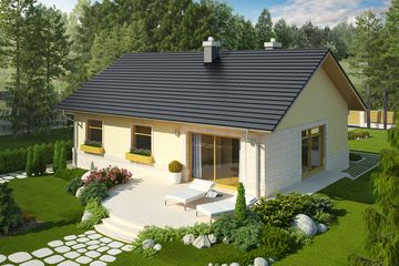  Projekt domu Erin IV energo (WRC2543) - projekt domu parterowego - Zdjęcie 3