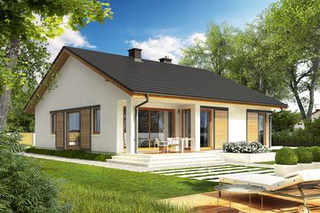  Projekt domu Rafael IV G1 (WRC2551) - projekt domu parterowego - Zdjęcie 2