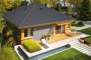  Projekt domu Anabela G1 multi-comfort (WRC2554) - projekt domu parterowego - Zdjęcie 3