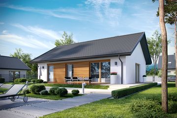  Projekt domu Kornel V energo (WRC2529) - projekt domu parterowego - Zdjęcie 3