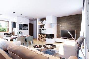  Projekt domu Lea II (z wiatą) (WRC2531) - projekt domu parterowego z poddaszem - Zdjęcie 5