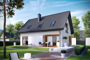  Projekt domu Liv 7 (WRC2532) - projekt domu parterowego z poddaszem - Zdjęcie 2