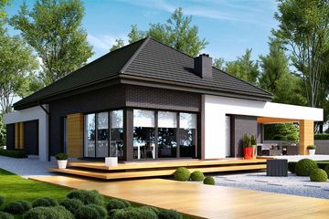  Projekt domu HomeKoncept 27 (KRX1029) - projekt domu parterowego - Zdjęcie 1