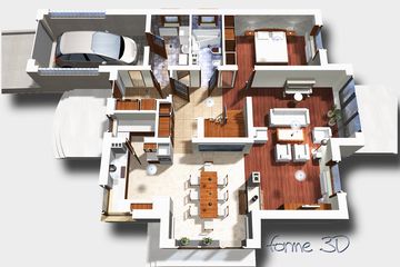  Projekt domu Kastor z garażem 1-st. [A] (WRF1425) - projekt domu z pełnym piętrem - Zdjęcie 3