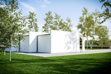  Projekt garażu G230 - Budynek garażowy (PRA1255) - projekt garażu parterowego - Zdjęcie 2