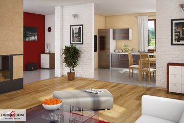  Projekt domu Flores (SKA1002) - projekt domu parterowego z poddaszem - Zdjęcie 3