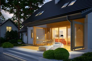  Projekt domu Marisa III G1 energo (WRC2555) - projekt domu parterowego z poddaszem - Zdjęcie 3