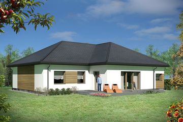  Projekt domu Komfortowy Modern (GDA1036) - projekt domu parterowego - Zdjęcie 2