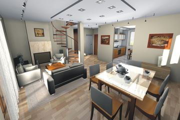  Projekt domu Gienia energo+ wersja B z garażem pojedynczym strop drewniany (WRD2354) - projekt domu parterowego z poddaszem - Zdjęcie 7