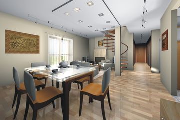  Projekt domu Gienia energo+ wersja A bez garażu strop drewniany (WRD2361) - projekt domu parterowego z poddaszem - Zdjęcie 3