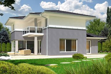  Projekt domu Marietta A (WRD2363) - projekt domu z pełnym piętrem - Zdjęcie 3