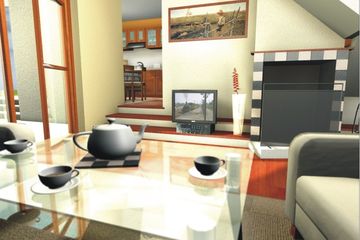  Projekt domu Wiera 2 wersja B paliwo stałe (WRD2366) - projekt domu parterowego z poddaszem - Zdjęcie 3