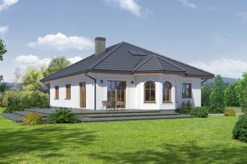  Projekt domu Zadębie 19 (KRP1750) - projekt domu parterowego - Zdjęcie 2