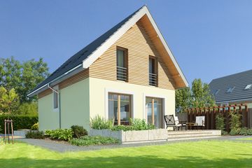  Projekt domu Eden LMP337 (WRB1547) - projekt domu parterowego z poddaszem - Zdjęcie 3