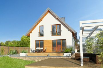  Projekt domu Sydney LMP344 (WRB1551) - projekt domu parterowego z poddaszem - Zdjęcie 3