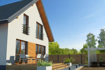  Projekt domu Sydney LMP344 (WRB1551) - projekt domu parterowego z poddaszem - Zdjęcie 4