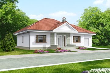  Projekt domu Lucia V DCB88d (WOB1601) - projekt domu parterowego - Zdjęcie 1