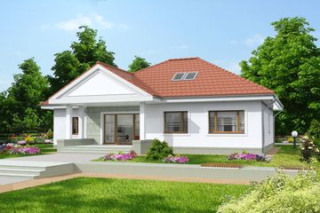  Projekt domu Lucia V DCB88d (WOB1601) - projekt domu parterowego - Zdjęcie 2