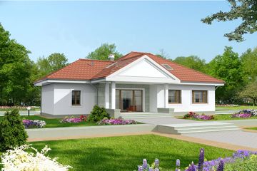  Projekt domu Lucia V DCB88d (WOB1601) - projekt domu parterowego - Zdjęcie 3