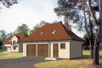  Projekt garażu G-3 (WAA1083) - projekt garażu parterowego - Zdjęcie 1