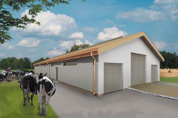  Projekt obory O-04 (WAA1114) - projekt obory parterowego - Zdjęcie 1