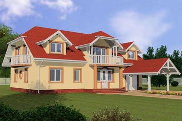  Projekt domu Coco (SLO1030) - projekt domu parterowego z poddaszem - Zdjęcie 1