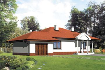  Projekt domu W-0604/G (WAA1142) - projekt domu parterowego - Zdjęcie 1