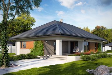  Projekt domu Della (BSE1074) - projekt domu parterowego - Zdjęcie 2