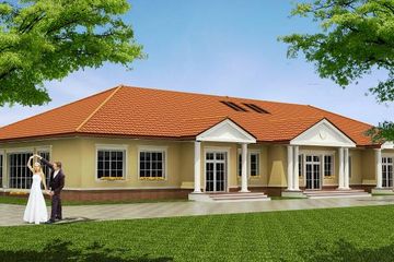  Projekt domu weselnego Restauracja z 3 salami konsumpcyjnymi (SLO1046) - projekt domu parterowego - Zdjęcie 1