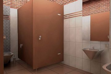  Projekt toalety publicznej Toalety publiczne (SLO1047) - projekt toalety parterowego - Zdjęcie 3