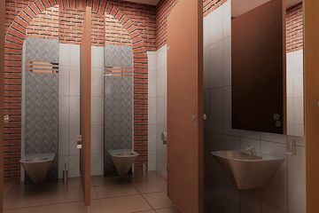  Projekt toalety publicznej Toalety publiczne (SLO1047) - projekt toalety parterowego - Zdjęcie 6