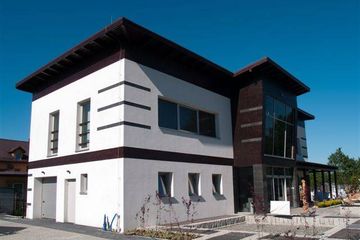  Projekt budynku biurowego Usługowo-biurowy (SLO1048) - projekt budynku z pełnym piętrem i poddaszem - Zdjęcie 2